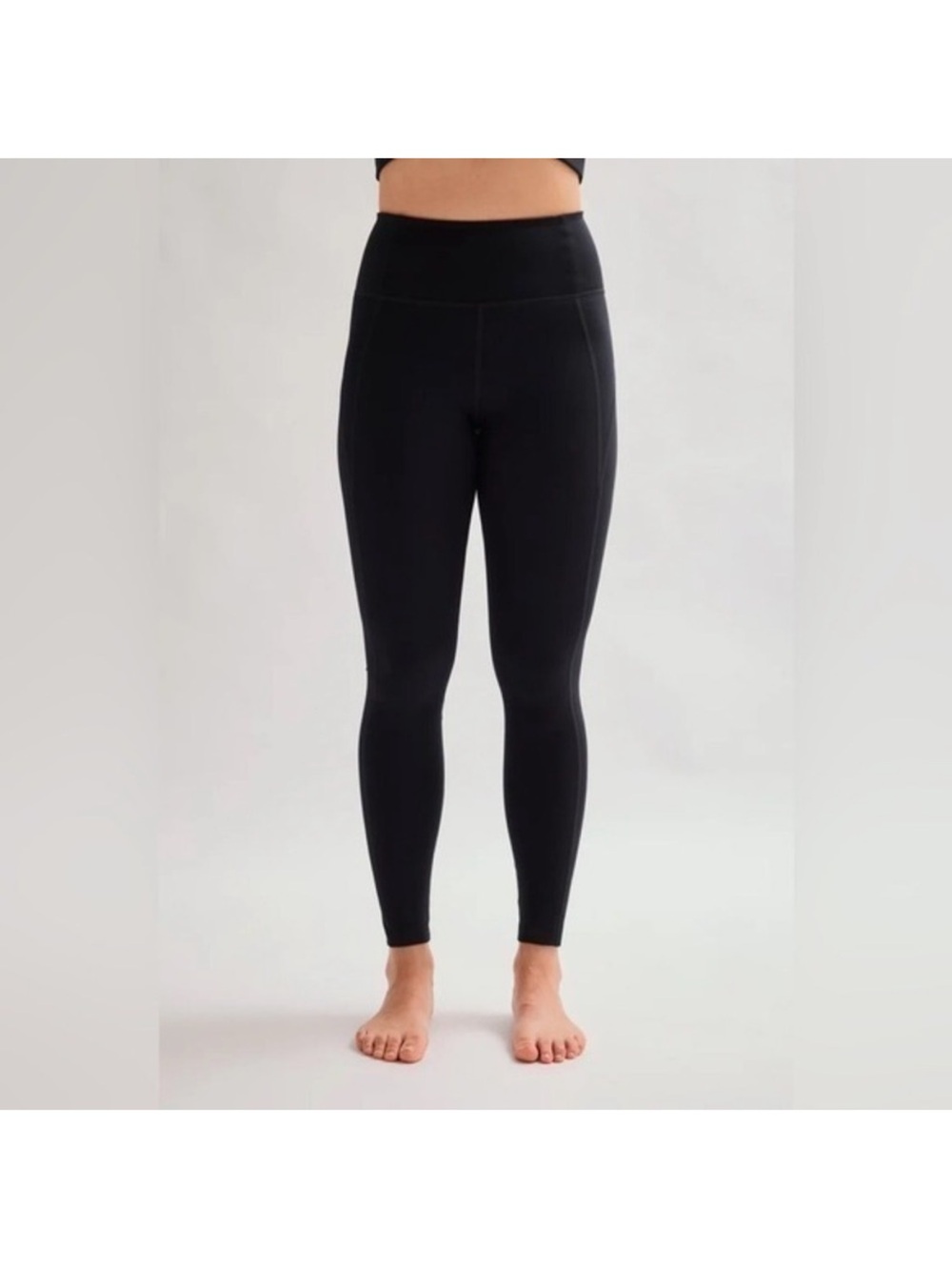 Girlfriend Collective Black Compression High-Rise 7/8 Leggings‎ Size Large